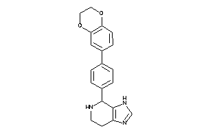 4-[4-(2,3-dihydro-1,4-benzodioxin-6-yl)phenyl]-4,5,6,7-tetrahydro-3H-imidazo[4,5-c]pyridine