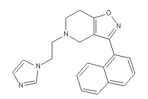 5-(2-imidazol-1-ylethyl)-3-(1-naphthyl)-6,7-dihydro-4H-isoxazolo[4,5-c]pyridine