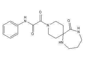 2-keto-2-(7-keto-3,8,12-triazaspiro[5.6]dodecan-3-yl)-N-phenyl-acetamide