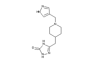 3-[[1-(1H-pyrazol-4-ylmethyl)-4-piperidyl]methyl]-1,4-dihydro-1,2,4-triazol-5-one