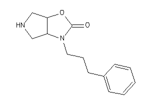 3-(3-phenylpropyl)-4,5,6,6a-tetrahydro-3aH-pyrrolo[3,4-d]oxazol-2-one