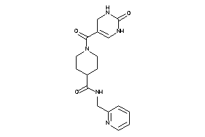 1-(2-keto-3,4-dihydro-1H-pyrimidine-5-carbonyl)-N-(2-pyridylmethyl)isonipecotamide