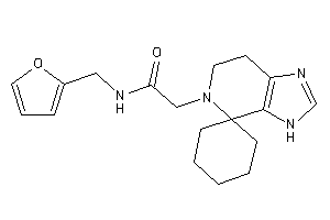 N-(2-furfuryl)-2-spiro[6,7-dihydro-3H-imidazo[4,5-c]pyridine-4,1'-cyclohexane]-5-yl-acetamide