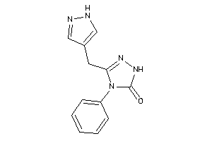 4-phenyl-3-(1H-pyrazol-4-ylmethyl)-1H-1,2,4-triazol-5-one