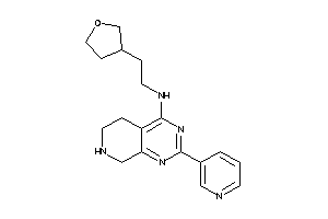 [2-(3-pyridyl)-5,6,7,8-tetrahydropyrido[3,4-d]pyrimidin-4-yl]-(2-tetrahydrofuran-3-ylethyl)amine