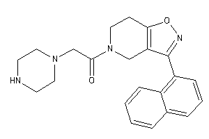 1-[3-(1-naphthyl)-6,7-dihydro-4H-isoxazolo[4,5-c]pyridin-5-yl]-2-piperazino-ethanone