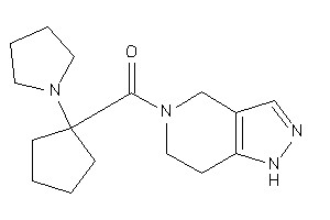(1-pyrrolidinocyclopentyl)-(1,4,6,7-tetrahydropyrazolo[4,3-c]pyridin-5-yl)methanone
