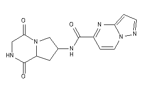 N-(1,4-diketo-2,3,6,7,8,8a-hexahydropyrrolo[1,2-a]pyrazin-7-yl)pyrazolo[1,5-a]pyrimidine-5-carboxamide