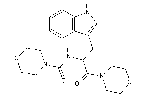 N-[1-(1H-indol-3-ylmethyl)-2-keto-2-morpholino-ethyl]morpholine-4-carboxamide