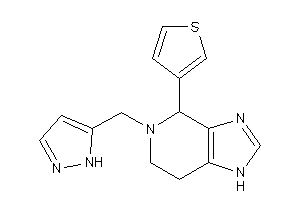 5-(1H-pyrazol-5-ylmethyl)-4-(3-thienyl)-1,4,6,7-tetrahydroimidazo[4,5-c]pyridine