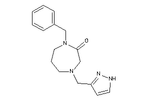 1-benzyl-4-(1H-pyrazol-3-ylmethyl)-1,4-diazepan-2-one
