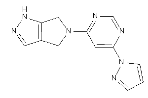 5-(6-pyrazol-1-ylpyrimidin-4-yl)-4,6-dihydro-1H-pyrrolo[3,4-c]pyrazole