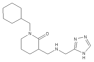 1-(cyclohexylmethyl)-3-[(4H-1,2,4-triazol-3-ylmethylamino)methyl]-2-piperidone