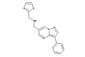 (3-phenylpyrazolo[1,5-a]pyrimidin-6-yl)methyl-(thiazol-2-ylmethyl)amine