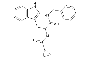 N-[2-(benzylamino)-1-(1H-indol-3-ylmethyl)-2-keto-ethyl]cyclopropanecarboxamide