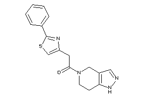 2-(2-phenylthiazol-4-yl)-1-(1,4,6,7-tetrahydropyrazolo[4,3-c]pyridin-5-yl)ethanone