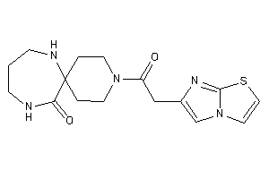 Image of 3-(2-imidazo[2,1-b]thiazol-6-ylacetyl)-3,8,12-triazaspiro[5.6]dodecan-7-one