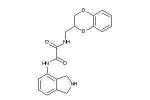 N-(2,3-dihydro-1,4-benzodioxin-3-ylmethyl)-N'-isoindolin-4-yl-oxamide