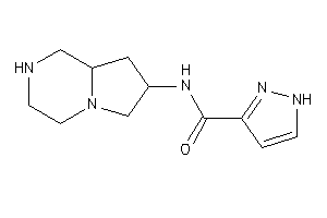 N-(1,2,3,4,6,7,8,8a-octahydropyrrolo[1,2-a]pyrazin-7-yl)-1H-pyrazole-3-carboxamide