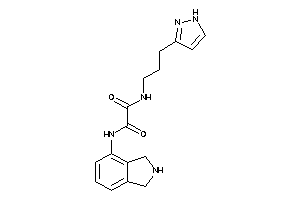 N'-isoindolin-4-yl-N-[3-(1H-pyrazol-3-yl)propyl]oxamide