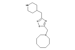 5-(azocan-1-ylmethyl)-3-(4-piperidylmethyl)-1,2,4-oxadiazole