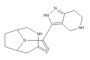 9-(4,5,6,7-tetrahydro-2H-pyrazolo[4,3-c]pyridine-3-carbonyl)-4,9-diazabicyclo[4.2.1]nonan-3-one