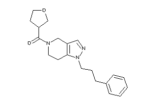 [1-(3-phenylpropyl)-6,7-dihydro-4H-pyrazolo[4,3-c]pyridin-5-yl]-tetrahydrofuran-3-yl-methanone