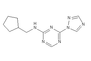 Cyclopentylmethyl-[4-(1,2,4-triazol-1-yl)-s-triazin-2-yl]amine