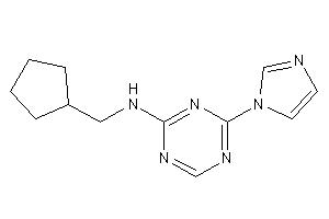 Cyclopentylmethyl-(4-imidazol-1-yl-s-triazin-2-yl)amine