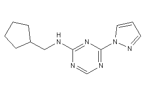 Cyclopentylmethyl-(4-pyrazol-1-yl-s-triazin-2-yl)amine