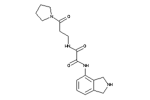 N'-isoindolin-4-yl-N-(3-keto-3-pyrrolidino-propyl)oxamide