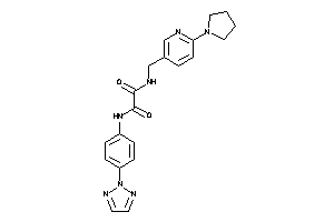 N-[(6-pyrrolidino-3-pyridyl)methyl]-N'-[4-(triazol-2-yl)phenyl]oxamide