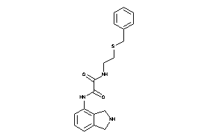 N-[2-(benzylthio)ethyl]-N'-isoindolin-4-yl-oxamide