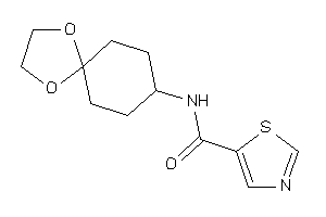 Image of N-(1,4-dioxaspiro[4.5]decan-8-yl)thiazole-5-carboxamide