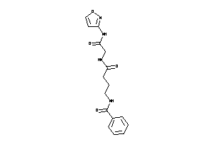 N-[4-[[2-(isoxazol-3-ylamino)-2-keto-ethyl]amino]-4-keto-butyl]benzamide