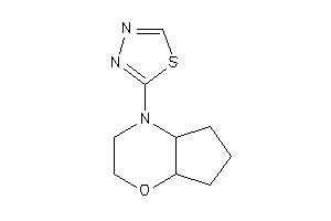 4-(1,3,4-thiadiazol-2-yl)-3,4a,5,6,7,7a-hexahydro-2H-cyclopenta[b][1,4]oxazine