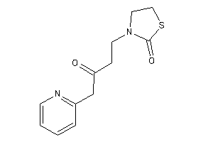 3-[3-keto-4-(2-pyridyl)butyl]thiazolidin-2-one