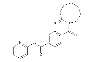 Image of 3-[2-(2-pyridyl)acetyl]-6,7,8,9,10,11-hexahydroazocino[2,1-b]quinazolin-13-one