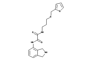 N-[3-(2-furfuryloxy)propyl]-N'-isoindolin-4-yl-oxamide