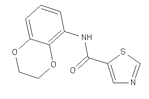 N-(2,3-dihydro-1,4-benzodioxin-5-yl)thiazole-5-carboxamide