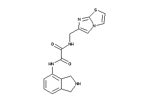 N-(imidazo[2,1-b]thiazol-6-ylmethyl)-N'-isoindolin-4-yl-oxamide