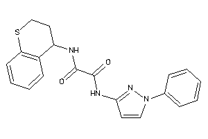 N'-(1-phenylpyrazol-3-yl)-N-thiochroman-4-yl-oxamide