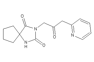 Image of 3-[2-keto-3-(2-pyridyl)propyl]-1,3-diazaspiro[4.4]nonane-2,4-quinone