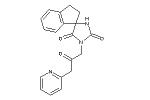 3-[2-keto-3-(2-pyridyl)propyl]spiro[imidazolidine-5,1'-indane]-2,4-quinone