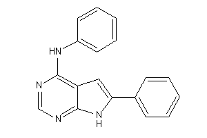 Phenyl-(6-phenyl-7H-pyrrolo[2,3-d]pyrimidin-4-yl)amine