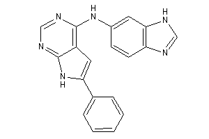 3H-benzimidazol-5-yl-(6-phenyl-7H-pyrrolo[2,3-d]pyrimidin-4-yl)amine