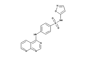 N-isoxazol-5-yl-4-(pyrido[2,3-d]pyrimidin-4-ylamino)benzenesulfonamide