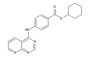Image of 4-(pyrido[2,3-d]pyrimidin-4-ylamino)benzoic Acid Cyclohexyl Ester
