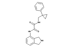 N'-isoindolin-4-yl-N-[(1-phenylcyclopropyl)methyl]oxamide