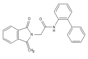 2-(1-keto-3-methylene-isoindolin-2-yl)-N-(2-phenylphenyl)acetamide